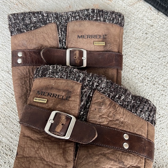 MERRELL Martina waterproof espresso performance leather boots - Picture 7 of 7